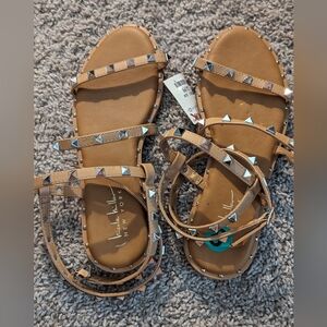 Nicole Miller Studded Sandals